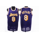 nba los angeles lakers #8 bryant purple(fans edition)