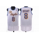 nba los angeles lakers #8 bryant white(fans edition)