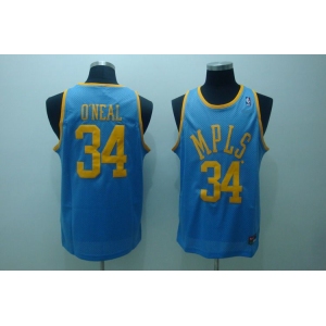 nba mpls #34 oneal blue (fans edition)