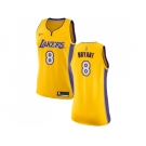 Women Nike Los Angeles Lakers #8 Kobe Bryant Gold NBA Swingman Icon Edition Jersey