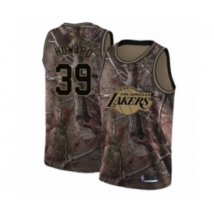 Women's Los Angeles Lakers #39 Dwight Howard Swingman Camo Realtree Collection Basketball Jersey