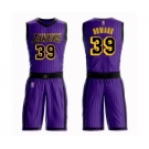 Women's Los Angeles Lakers #39 Dwight Howard Swingman Purple Basketball Suit Jersey - City Edition