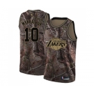 Women's Nike Los Angeles Lakers #10 Sviatoslav Mykhailiuk Swingman Camo Realtree Collection NBA Jersey