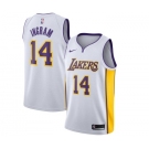 Women's Nike Los Angeles Lakers #14 Brandon Ingram Authentic White NBA Jersey - Association Edition