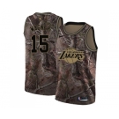 Women's Nike Los Angeles Lakers #15 Moritz Wagner Swingman Camo Realtree Collection NBA Jersey
