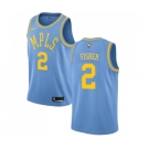 Women's Nike Los Angeles Lakers #2 Derek Fisher Swingman Blue Hardwood Classics NBA Jersey