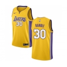 Women's Nike Los Angeles Lakers #30 Julius Randle Swingman Gold Home NBA Jersey - Icon Edition