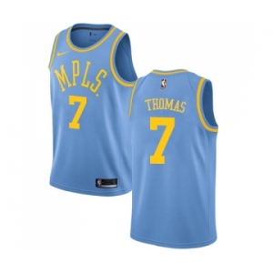 Women's Nike Los Angeles Lakers #7 Isaiah Thomas Authentic Blue Hardwood Classics NBA Jersey
