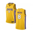 Women's Nike Los Angeles Lakers #8 Kobe Bryant Swingman Gold Home NBA Jersey - Icon Edition