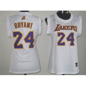 women nba jerseys los angeles lakers #24 bryant white