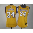 women nba jerseys los angeles lakers #24 bryant yellow