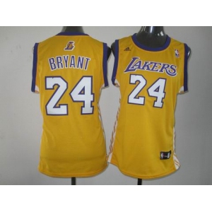 women nba jerseys los angeles lakers #24 bryant yellow