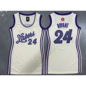 women nba los angeles lakers #24 bryant white[2015 Christmas edition][bryant]