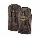 Youth Nike Los Angeles Lakers #11 Michael Beasley Swingman Camo Realtree Collection NBA Jersey