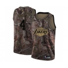 Youth Nike Los Angeles Lakers #4 Byron Scott Swingman Camo Realtree Collection NBA Jersey