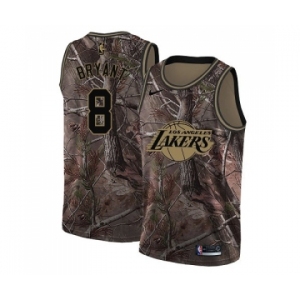 Youth Nike Los Angeles Lakers #8 Kobe Bryant Swingman Camo Realtree Collection NBA Jersey