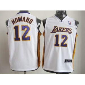 youth nba los angeles lakers #12 dwight howard white