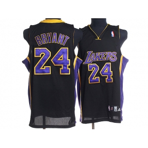 youth nba los angeles lakers #24 kobe bryant black(blue number)