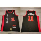 Bulls #11 Demar Derozan Black Nike 2023-24 City Edition Swingman Jersey