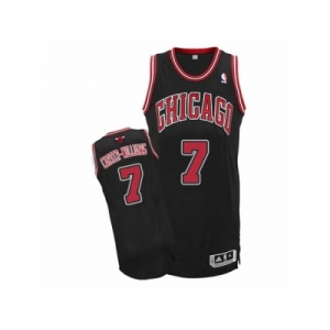 Men's Adidas Chicago Bulls #7 Michael Carter-Williams Authentic Black Alternate NBA Jersey