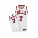 Men's Adidas Chicago Bulls #7 Michael Carter-Williams Authentic White Home NBA Jersey