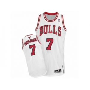 Men's Adidas Chicago Bulls #7 Michael Carter-Williams Authentic White Home NBA Jersey