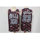 Men's Chicago Bulls #23 Michael Jordan Black Tear Up Pack Mitchell & Ness Swingman Jeresy