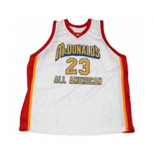 Men's Chicago Bulls #23 Michael Jordan McDonald's All American Stitched Basketball Jersey