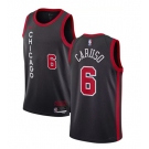 Men's Chicago Bulls #6 Alex Caruso Black 2023-24 City Edition Stitched Basketball Jersey