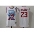 Men's Mitchell and Ness Chicago Bulls #23 Michael Jordan Authentic White 1992 All Star Throwback NBA Jersey