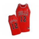 Men's Nike Chicago Bulls #12 Michael Jordan Swingman Red Throwback NBA Jersey