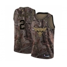 Men's Nike Chicago Bulls #2 Jabari Parker Swingman Camo Realtree Collection NBA Jersey