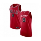 Men's Nike Chicago Bulls #9 Antonio Blakeney Authentic Red NBA Jersey - Icon Edition