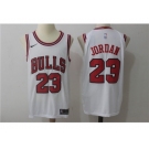 Nike NBA Chicago Bulls #23 Michael Jordan Jersey 2017-18 New Season White Jersey