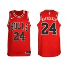 Nike NBA Chicago Bulls #24 Lauri Markkanen Jersey 2017-18 New Season Red Jersey