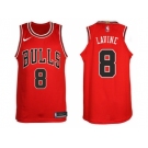 Nike NBA Chicago Bulls #8 Zach Lavine Jersey 2017-18 New Season Red Jersey