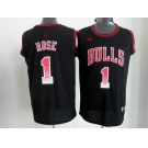 nba chicago bulls #1 rose black[limited edition]