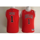 nba chicago bulls #1 rose red[2014 latin nights]