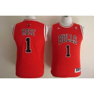 nba chicago bulls #1 rose red[2014 latin nights]