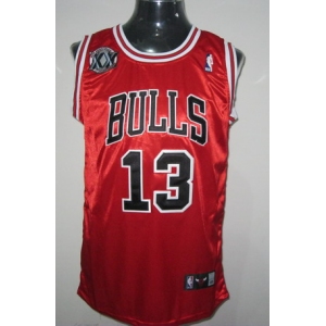 nba chicago bulls #13 noah red[20th patch]