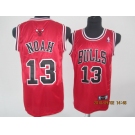 nba chicago bulls #13 noah red