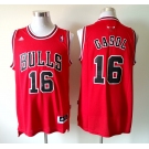 nba chicago bulls #16 gasol red[revolution 30 swingman]