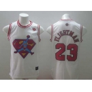 nba chicago bulls #23 flightman white[飞人]