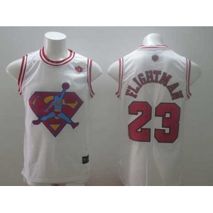 nba chicago bulls #23 flightman white[飞人]