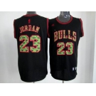 nba chicago bulls #23 jordan black[camo fashion swingman]