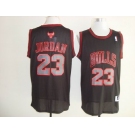 nba chicago bulls #23 jordan black[fashion embroidered]