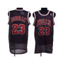 nba chicago bulls #23 jordan black(red stripe)