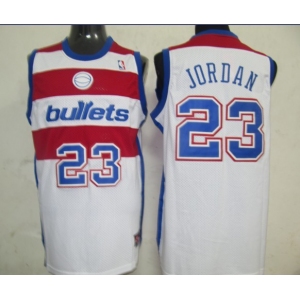 nba chicago bulls #23 jordan white,red(blue number)fans edition