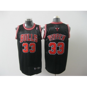 nba chicago bulls #33 pippen black滑
