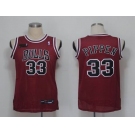 nba chicago bulls #33 pippen red[black number]